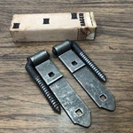 Vintage Pair Hager 6 Steel Screw Hook & Strap Hinges W/ Pintles - Rust. Fixed Price $20.24.