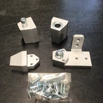 Kaba Ilco IL-OP-10-RH-AL Flush Sets Aluminum Pivot Hinge. Fixed Price $39.99.