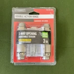 Everbilt Double Action Hinge Stainless Steel 3" Square Corner Silver. Fixed Price $9.94.