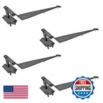 Renovators Supply Manufacturing Pack Of 4 Black Cast Iron Pintle Strap Hinges. Fixed Price $181.11.
