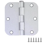 12 Pack 3.5X3.5 Brushed Chrome Door Hinges With Removable Pins And Screws. Fixed Price $36.59.