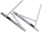 Pair Casement Window Hinge, 10 Inch Stainless Steel Finish ADJUSTABLE/2.... Fixed Price $19.91.