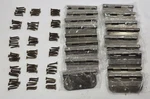 Antique Brass Door Hinges 3.5" Screws Interior Hardware Lot Of 40. Fixed Price $59.99.