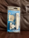 Wright Products VK333X3WH Keyed Tie-down Push Button Handle, White. Fixed Price $15.00.
