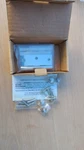Pair Von Morris Screen Door Hinges Polished Nickel 3.0" X 2.5" 11-3025-618. Fixed Price $34.99.