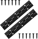 2PCS Stainless Steel Piano 6 Inch Cabinet Hinges Black Metal. Fixed Price $12.99.