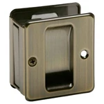Schlage SCP990B5 Pocket Door Pull, 2-1/2 In W, 2-3/4 H, Brass, Antique. Fixed Price $18.88.