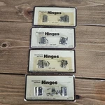 4- 2-PACKS Brainerd Decorative Antique Hinges & Screws 3/4" X 5/8" NO.9575. Fixed Price $15.00.