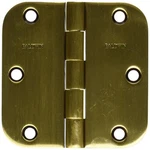 Baldwin 1135060I Radius Mortise Hinge, Antique Brass With Brown. Fixed Price $41.95.