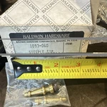 Baldwin Hardware 1093-060 Steeple Tip Polished Brass Door Hinge Gold 2PIECE. Fixed Price $10.00.