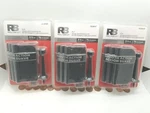 3X Pack Reliabilt 3-1/2 In. Doorstop Kit Smooth Hinges Matte Black Lot Of. Fixed Price $9.89.