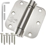 (2 Pack) Heavy-duty 3-1/2" Self-closing Spring Door Hinge With 5/8" Radius Corne. Fixed Price $28.22.