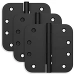 Schlage 3-PACK 4" X Plain Bearing 5/8" Radius Corner Mortise Hinges, Black. Fixed Price $12.69.
