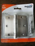 National Hardware V512 3-1/2" Door Hinge Satin Nickel N305-284. Fixed Price $6.59.