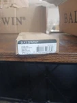 Baldwin 9BR7025-010 3.5 X Solid Brass Square Corner Satin Black. Fixed Price $12.00.