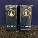 (2-PK) Of Stone Harbor Hardware Door Hinges Black Satin 3-1/2" X 1/4" P3514-15. Fixed Price $14.99.