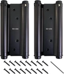 6 Inch Double Action Swing Door Spring Hinge Self Closing Black 2 Pack. Fixed Price $63.41.