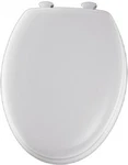 Bemis Mayfair 144ECA 000 White Elongated Molded Wood Toilet Seat Ez Clean Hinge. Fixed Price $43.97.