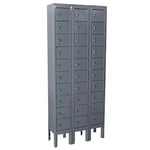 Cell Phone Locker, 27 In W, 9 D, 66 H, (10) Tier, (3) Wide, Gray, 10Y621. Fixed Price $716.99.
