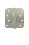 12 Of Satin Nickel 4"X4" W 5/8" Radius Round Corner Door Hinges Exterior Brushed. Fixed Price $29.99.