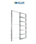 Eclisse EKQ3096 Pocket Door System Steel Frame Kit For 30" X 96" - Silver. Fixed Price $600.00.
