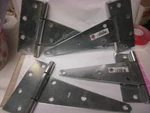 4 Yes Hinges National Hardware N129-221 Extra Heavy 8" Size ,zinc. Fixed Price $29.99.