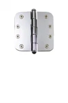 Chrome Door Hinge 4" X Radius Brass Button Tip Renovator's Supply. Fixed Price $35.99.