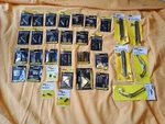 Stanley Assortted Brass Ornate Hardware Nos Corner Latches Swing Hinges. Fixed Price $49.99.