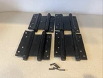 4 Pcs 6" Cafe Saloon Door Swing Self Closing Double Action Spring Hinge "read". Fixed Price $69.99.