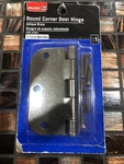 Round Corner Door Hinge Antique Brass Bulldog Hardware 88.9 Mm. Fixed Price $29.99.