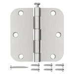 Jiw 6 Nickel Door Hinges Brushed 3 1/2 Pack, Satin. Fixed Price $20.57.