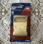 Ace Hardware Double Acting Hinge Self Closing 3 Satin Brass Finish 2 Pack New. Fixed Price $13.99.