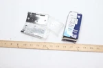 (2-PK) Stone Mill Door Hinge Set Satin Nickel 5/8" X 3.5" H35SQ-CH. Fixed Price $7.38.