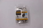 (3-PK) Everbilt Squeak-free Door Hinge Satin Nickel 3-1/2" X 1/4" Radius. Fixed Price $6.95.
