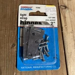 National Light Strap Hinges N127-365. Fixed Price $7.00.