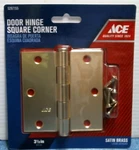 Ace 3-1/2" Door Hinge Square Corner (5297155) Fs. Fixed Price $10.00.