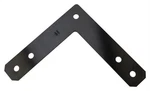 National Hardware N266-475 Black Powder Coat Corner Plate 12 X 2-1/2 3/16 In.. Fixed Price $30.23.