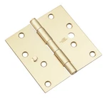 National Hardware 4 In. Satin Brass Door Hinge 3 Pk. Fixed Price $23.07.