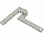 Pair) Deltana PH60U15 Pivot Hinge 4-3/8"X5/8"X3/8" Solid Brass, Brush Nickel. Fixed Price $110.00.
