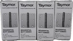 Taymor 25-PKBLK8545A 3" Door 1/4" Radius Matte Black Hinges Lot Of New. Fixed Price $30.95.