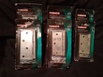6 Asstd Prosource Wide Utility Hinges- 4", 1/2", 3". Fixed Price $14.00.