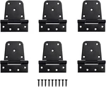Home Master Hardware 3-1/2 Inch Heavy Duty Gate Hinges Steel Black Finis. Fixed Price $39.10.