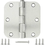 12 Pack Nickel Hinges Brushed For Doors 3 1/2 Interior Doo.... Fixed Price $34.52.