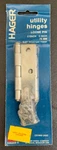 Nos Hager 2PC 3IN. Steel Utility Hinges Loose Pin CD1840 US2C Made Usa. Fixed Price $11.20.