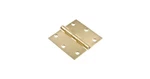 Hillman 3" Satin Brass Square Corner Residential Door Hinge With Removable Pin. Fixed Price $7.00.
