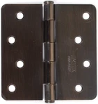 Emtek Radius Plain Bearing Hinges Oil Rubbed Bronze, Pair 9102410B. Fixed Price $9.00.