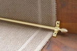 Pineapple Finial 28 Inch Stair Rod Brackets Brass Carpet Holder With X 7 Nib. Fixed Price $204.00.
