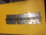 Lot (3) Stanley Real Heavy Duty 4"X 4.5" Door Hinges #FBB179 Used -A10. Fixed Price $24.95.