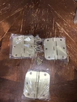 Schlage 1011 Pack Of Three 3.5 X Plain Bearing 5/8 Radius Brass. Fixed Price $18.00.