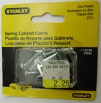 Spring Cabinet Catch Stanley 71-0100, CD34, Lot Of Keep Doors Closed, Nos. Fixed Price $8.50.